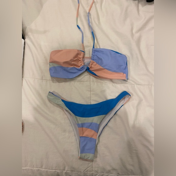 Color Block Bikini - Picture 2 of 2